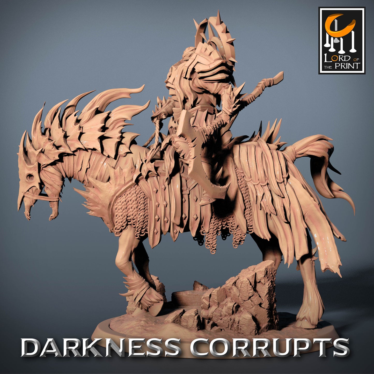 Corrupted Riders, 5 poses, P2 | Aussie 3D Printed Miniatures and Terrain