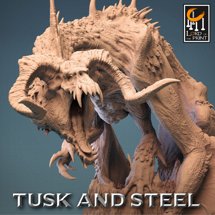 Legendary Chromatic Black Dragon | Aussie 3D Printed Miniatures and Terrain