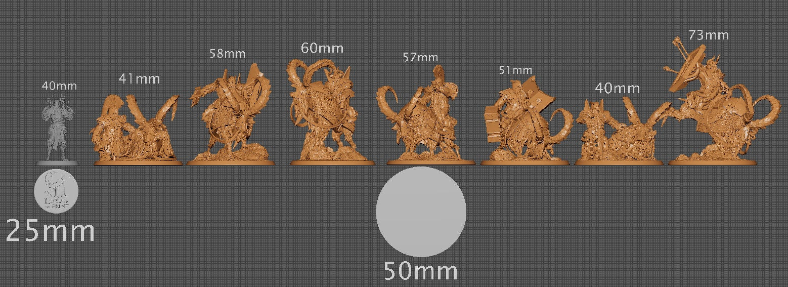 Goat Riders | Aussie 3D Printed Miniatures and Terrain