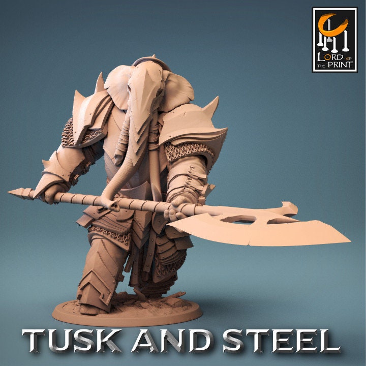 Loxodon Soldiers | Aussie 3D Printed Miniatures and Terrain