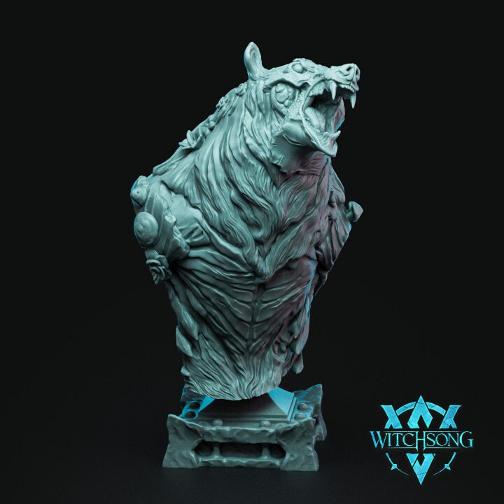 Akros the Dread Bear | Aussie 3D Printed Miniatures and Terrain