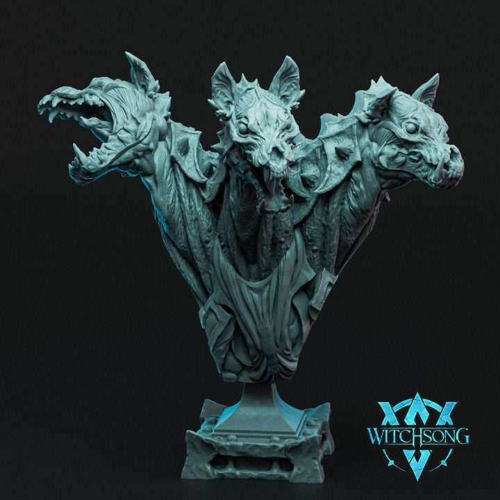 Cerberus, Guard of the Underworld | Aussie 3D Printed Miniatures and Terrain