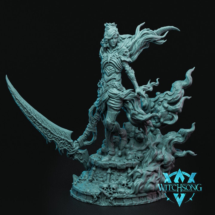 Persephone, Death Reborn, 2 Poses and Bust | Aussie 3D Printed Miniatures and Terrain