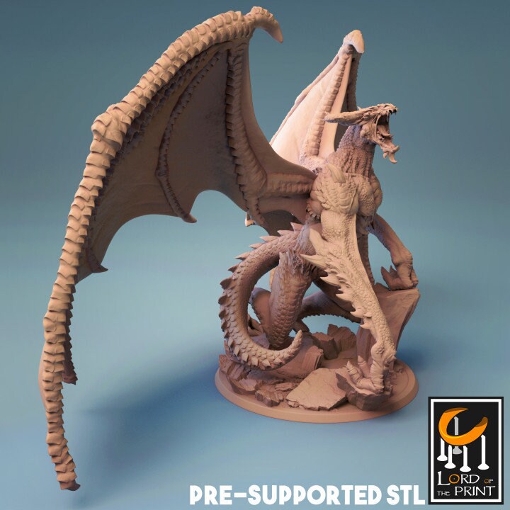 Bat Dragon | Aussie 3D Printed Miniatures and Terrain