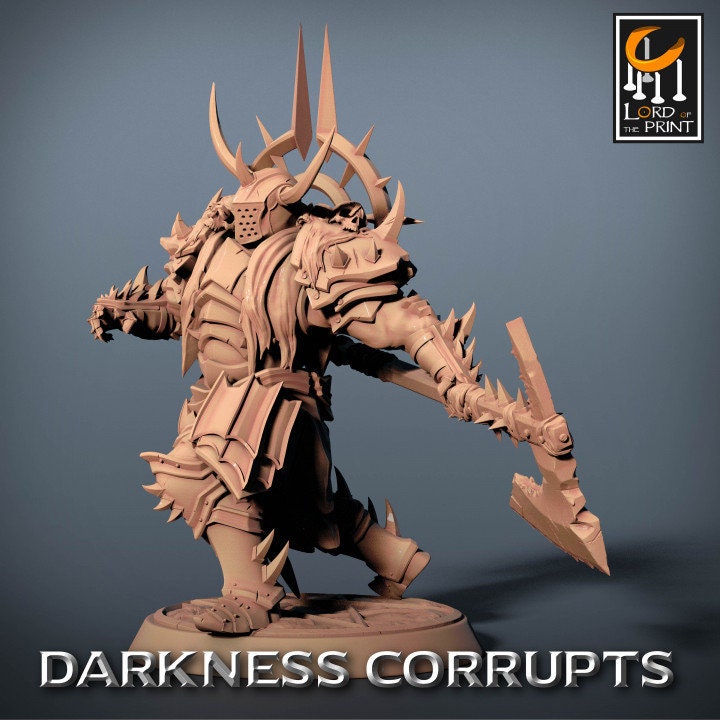 Darknight Axe Squad | Aussie 3D Printed Miniatures and Terrain