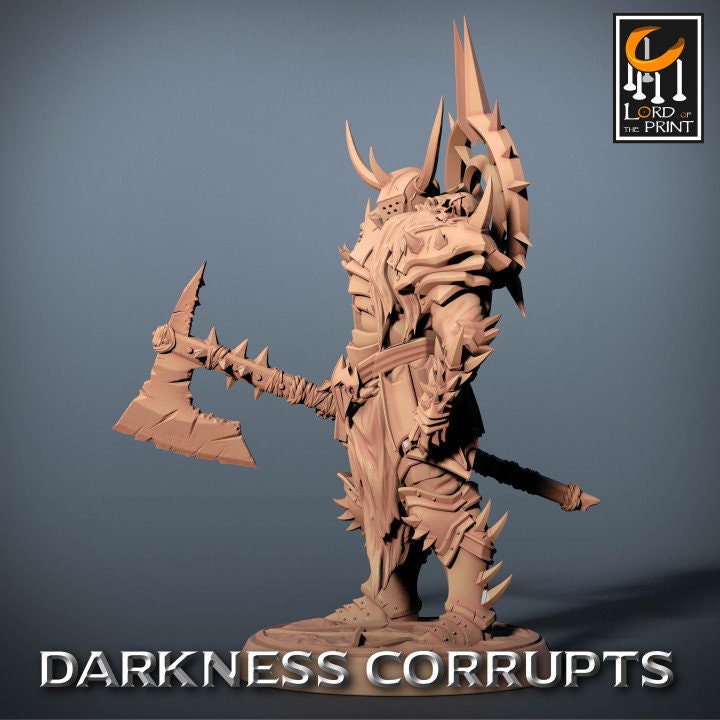 Darknight Axe Squad | Aussie 3D Printed Miniatures and Terrain