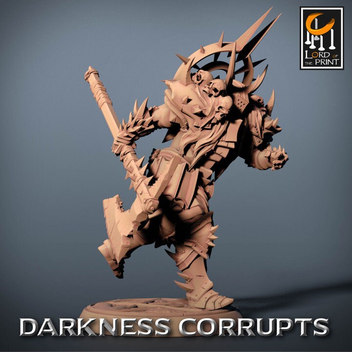Darknight Axe Squad | Aussie 3D Printed Miniatures and Terrain