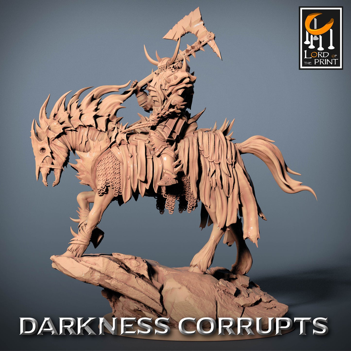 Corrupted Riders, 5 poses, P1 | Aussie 3D Printed Miniatures and Terrain