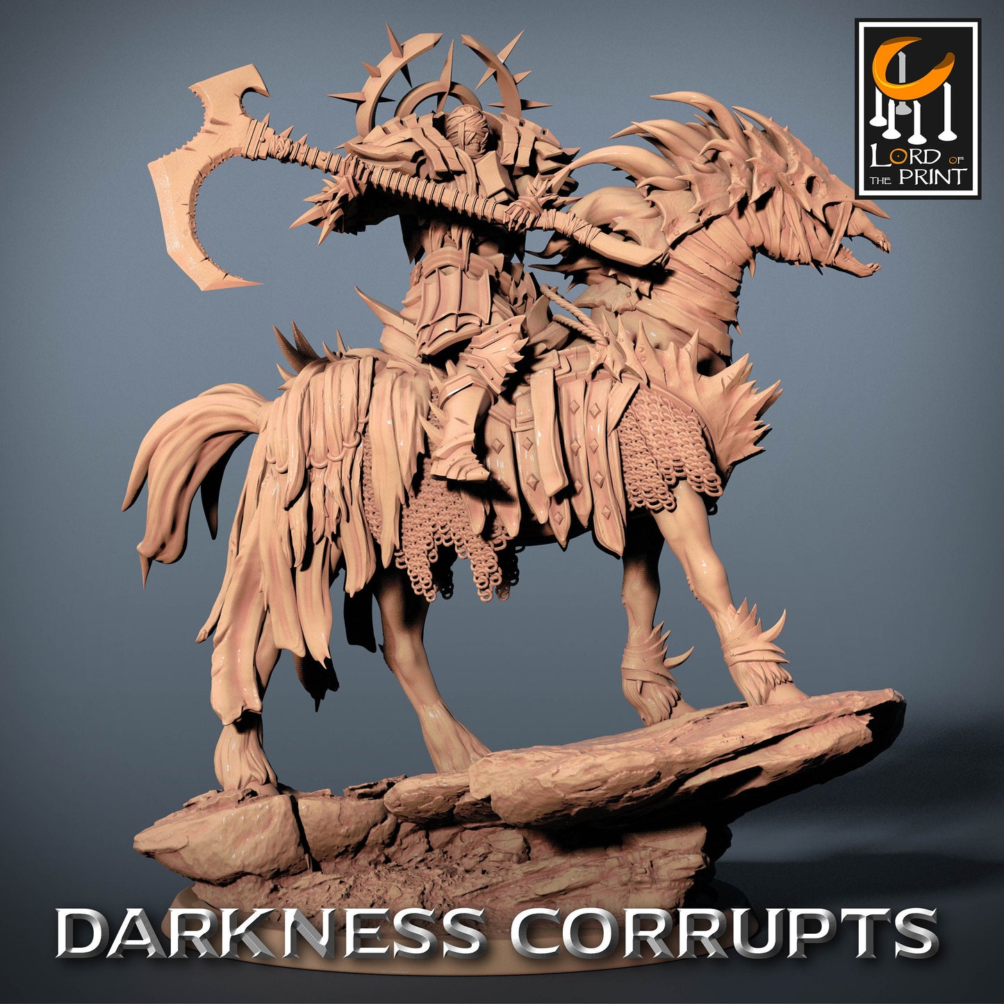 Corrupted Riders, 5 poses, P1 | Aussie 3D Printed Miniatures and Terrain