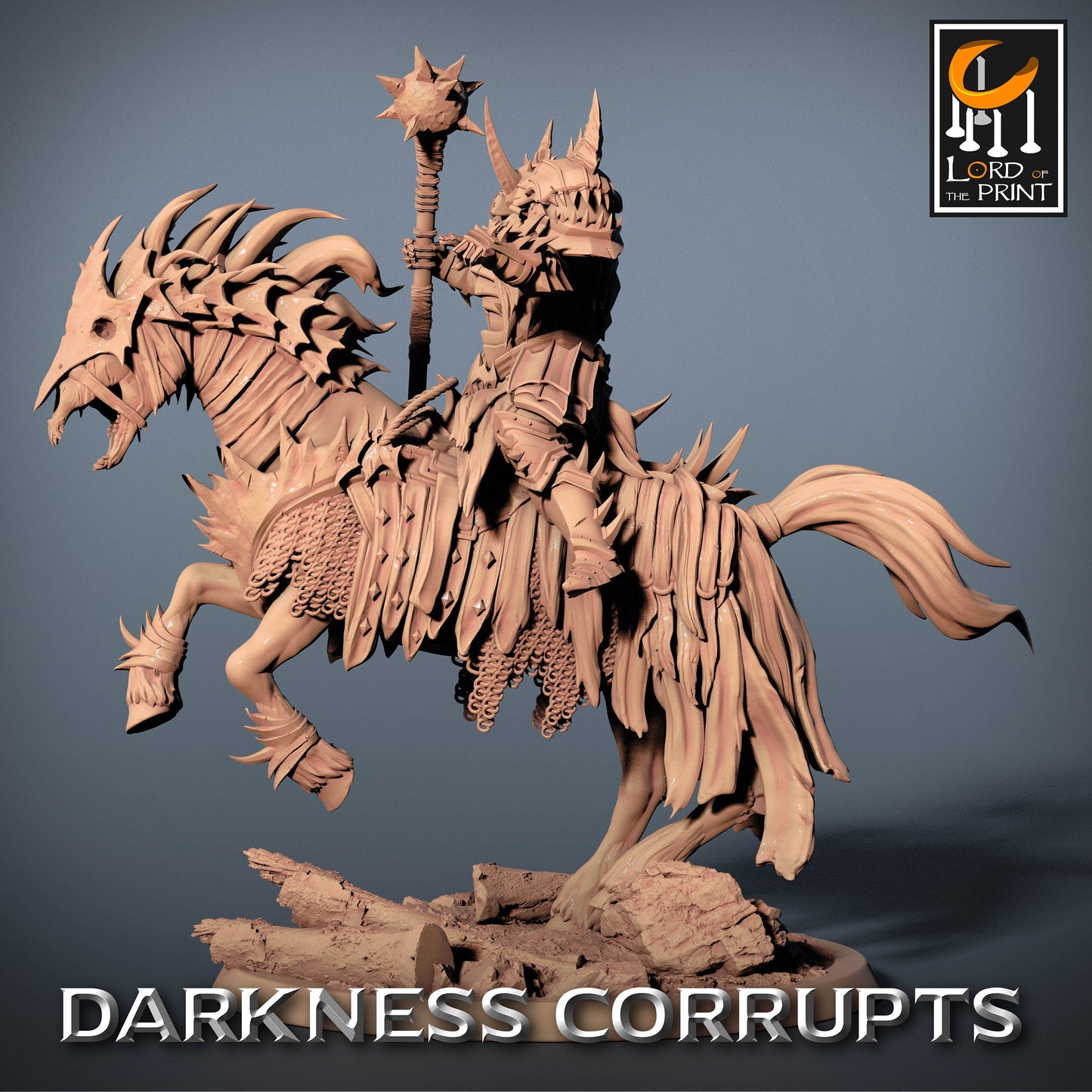 Corrupted Riders, 5 poses, P1 | Aussie 3D Printed Miniatures and Terrain