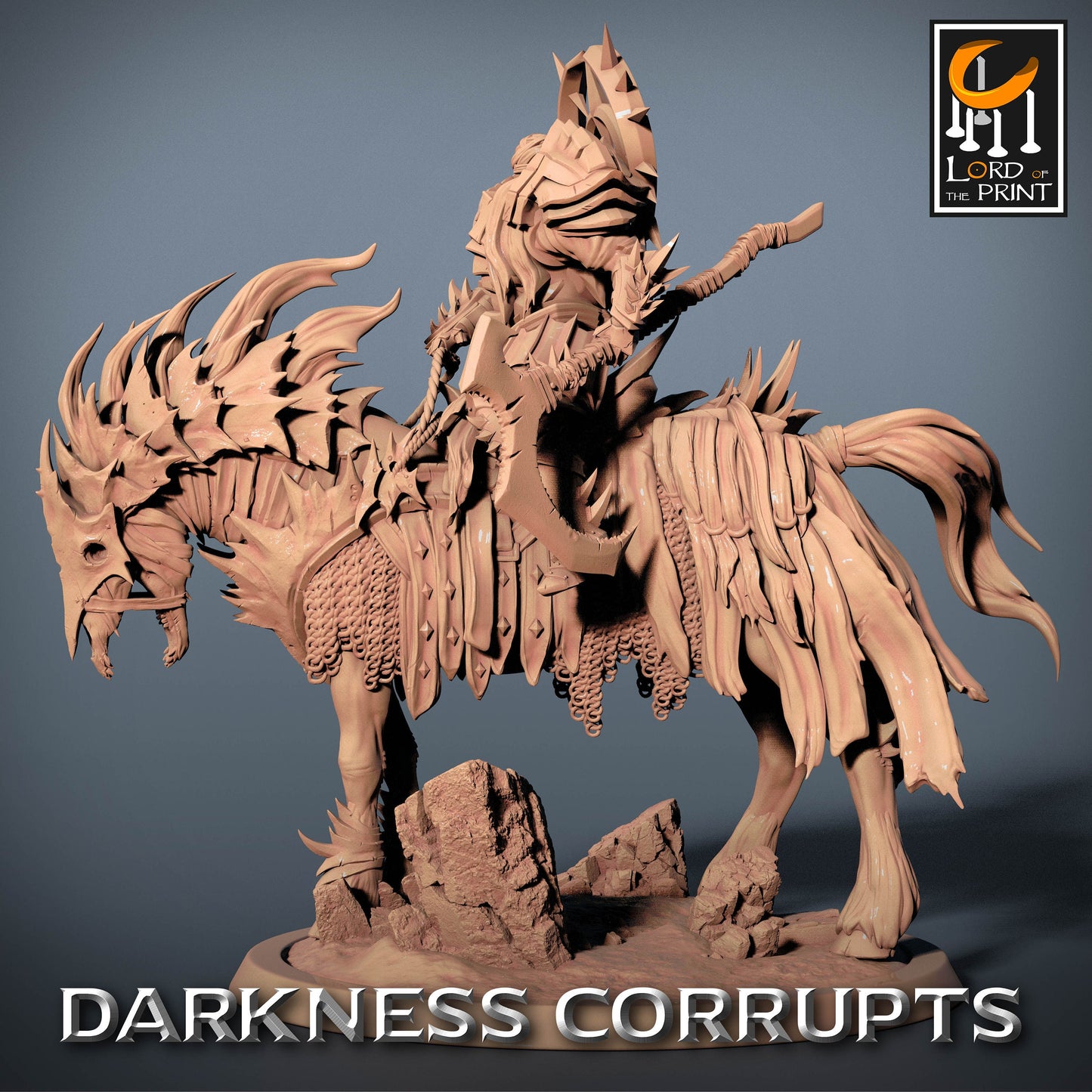 Corrupted Riders, 5 poses, P2 | Aussie 3D Printed Miniatures and Terrain