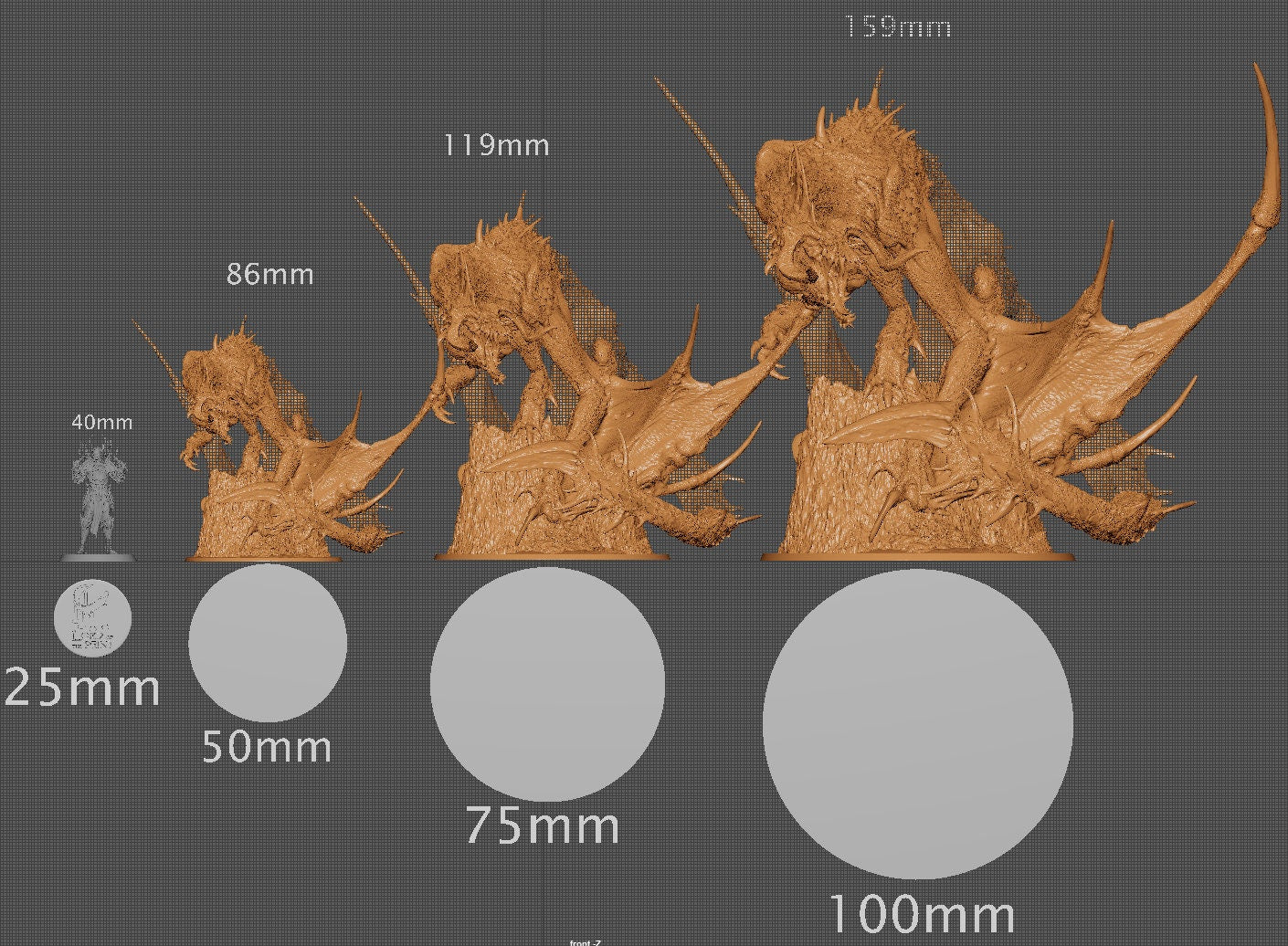 Legendary Chromatic Black Dragon | Aussie 3D Printed Miniatures and Terrain