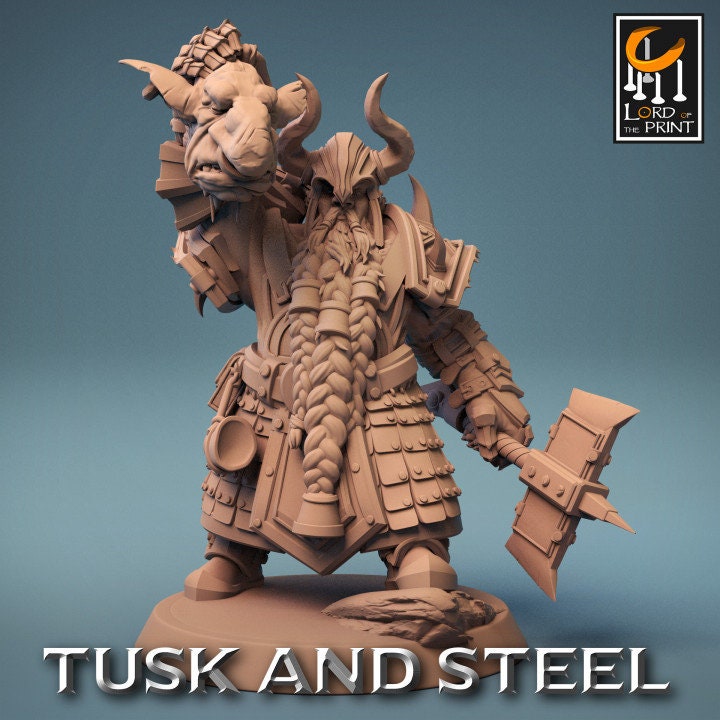 Axe Dwarf Soldiers | Aussie 3D Printed Miniatures and Terrain