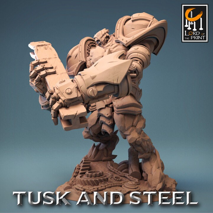 Steel Golem | Aussie 3D Printed Miniatures and Terrain