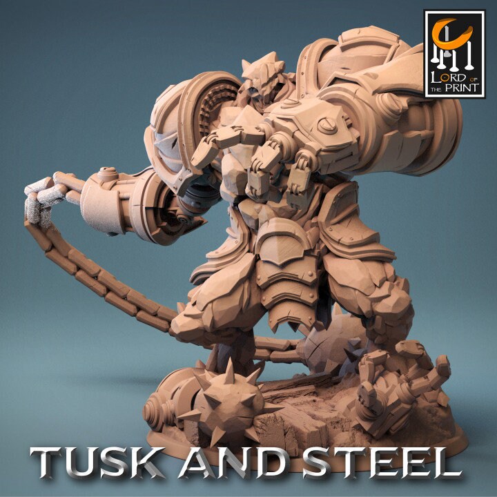 Steel Golem | Aussie 3D Printed Miniatures and Terrain