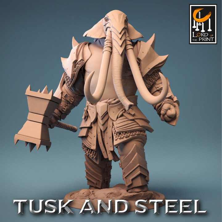 Loxodon Soldiers | Aussie 3D Printed Miniatures and Terrain