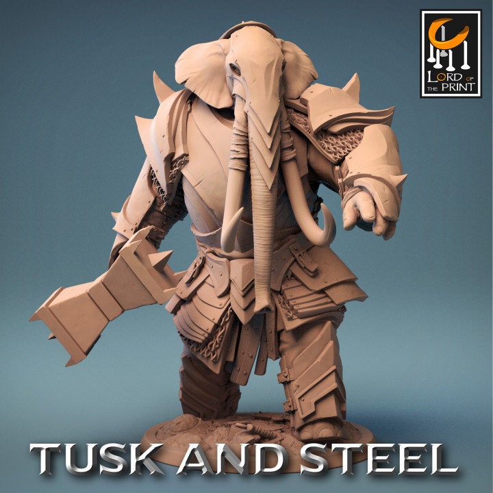 Loxodon Soldiers | Aussie 3D Printed Miniatures and Terrain