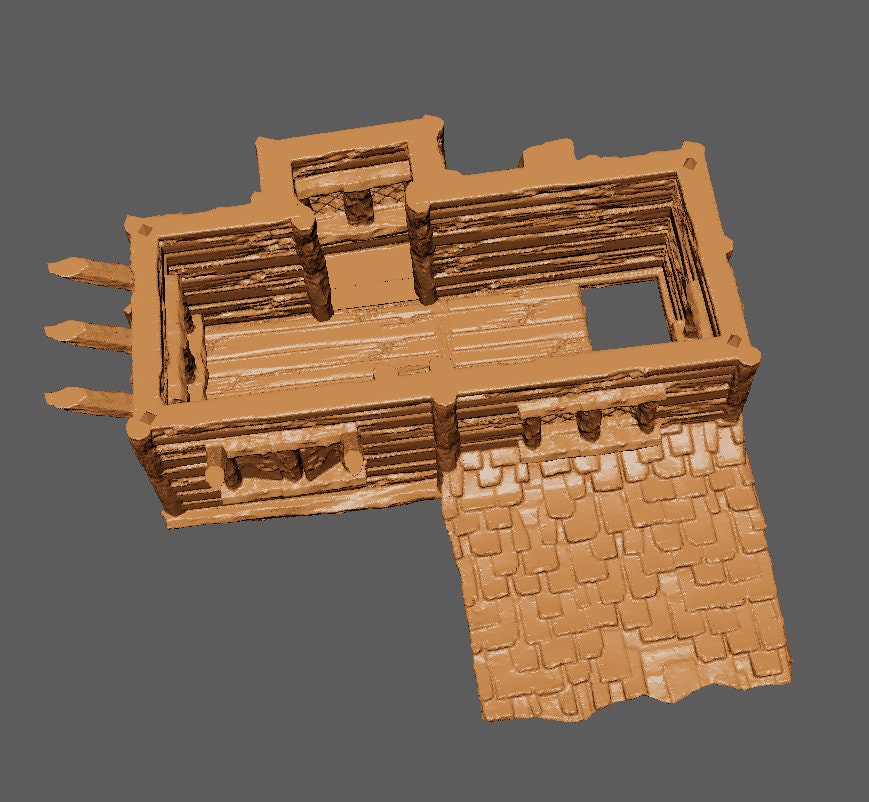 Cliff Slum House | Aussie 3D Printed Miniatures and Terrain
