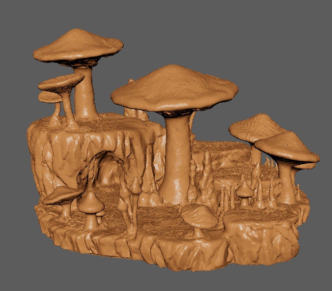 Mushroom Cavern | Aussie 3D Printed Miniatures and Terrain