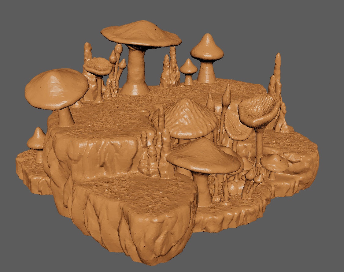 Mushroom Cavern | Aussie 3D Printed Miniatures and Terrain