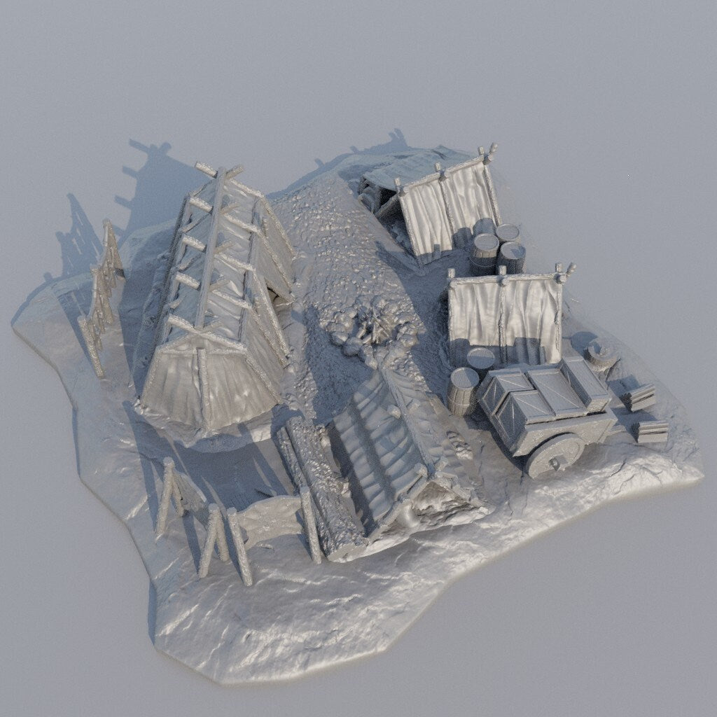 Camp Site Decoration Pack | Aussie 3D Printed Miniatures and Terrain