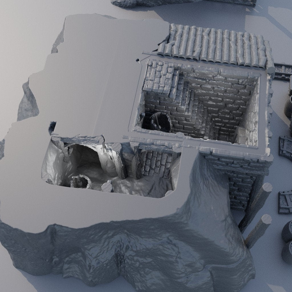 Old Miners House | Aussie 3D Printed Miniatures and Terrain