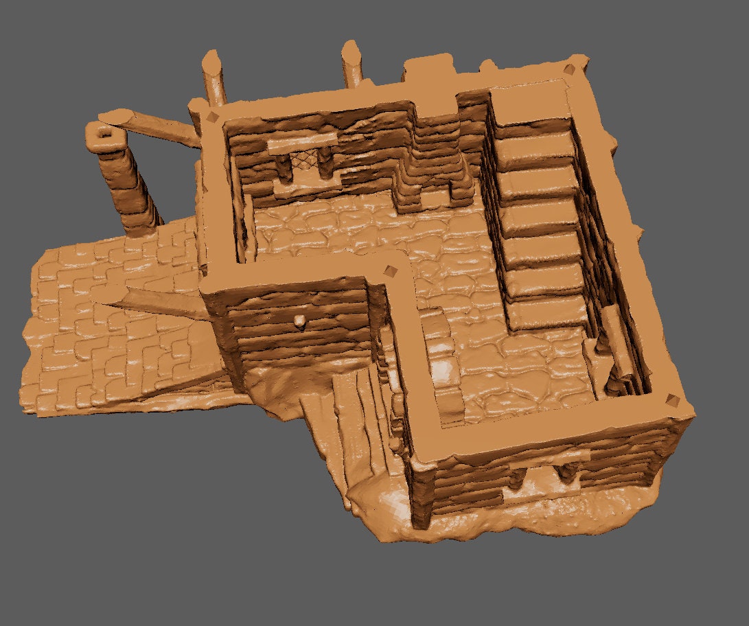 Cliff Slum House | Aussie 3D Printed Miniatures and Terrain