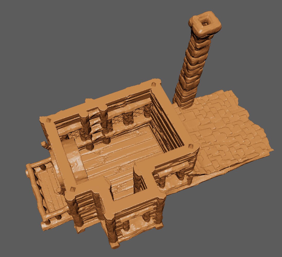 Cliff Slum House | Aussie 3D Printed Miniatures and Terrain