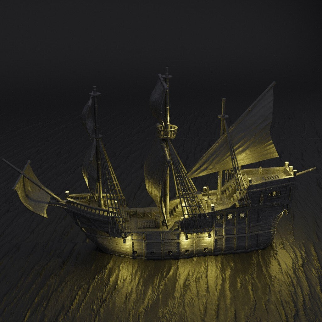 Merchants Ship | Aussie 3D Printed Miniatures and Terrain