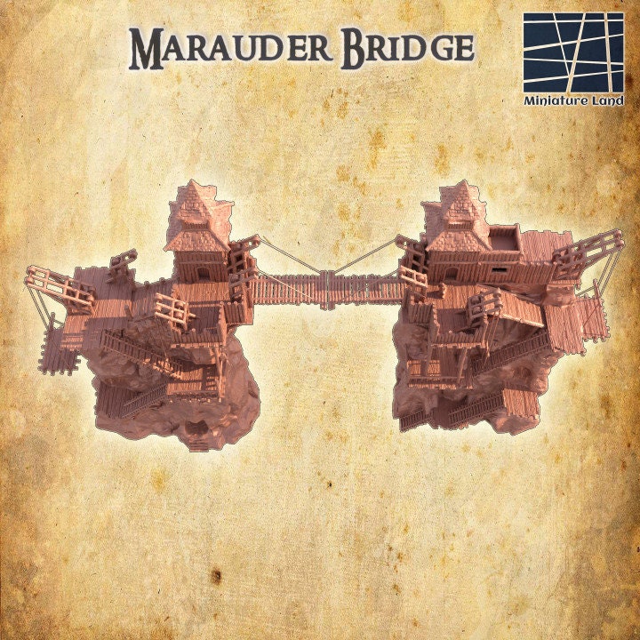Marauders Bridge | Aussie 3D Printed Miniatures and Terrain