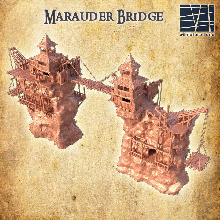 Marauders Bridge | Aussie 3D Printed Miniatures and Terrain