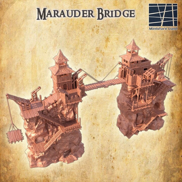 Marauders Bridge | Aussie 3D Printed Miniatures and Terrain