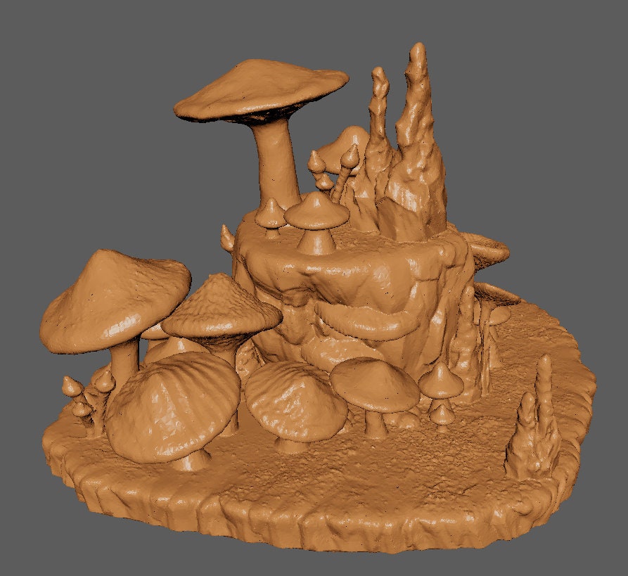 Mushroom Cavern | Aussie 3D Printed Miniatures and Terrain