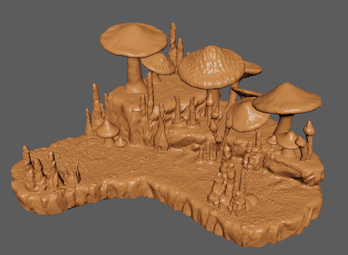 Mushroom Cavern | Aussie 3D Printed Miniatures and Terrain