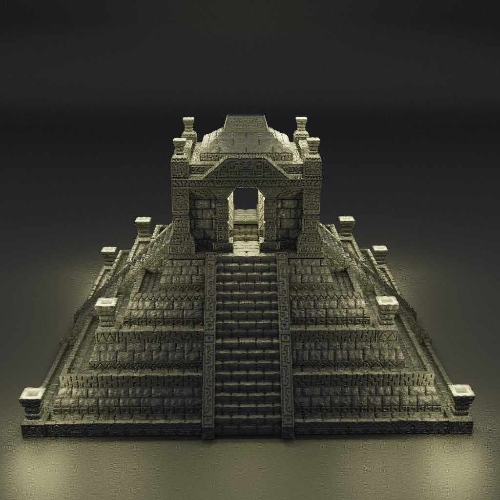 Ancient Jungle Temple | Aussie 3D Printed Miniatures and Terrain