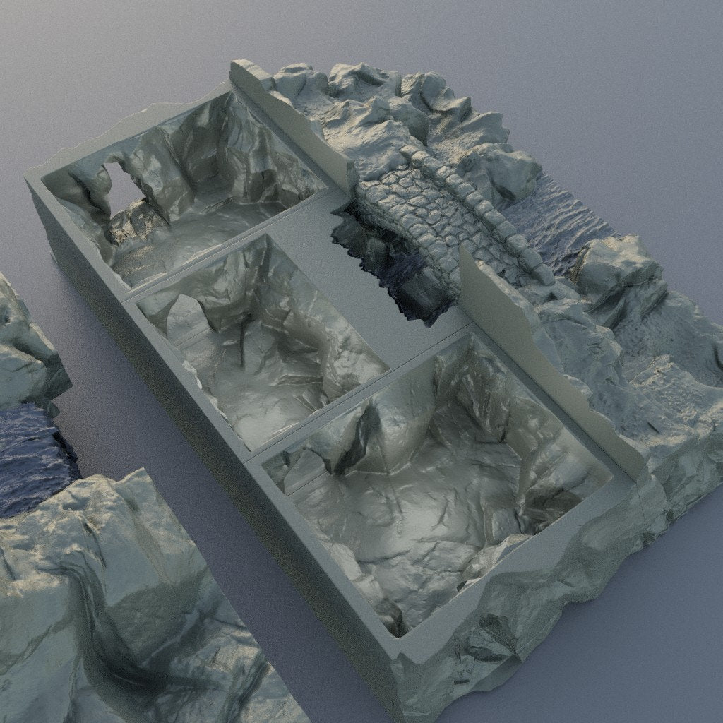 Waterfall Bridge | Aussie 3D Printed Miniatures and Terrain