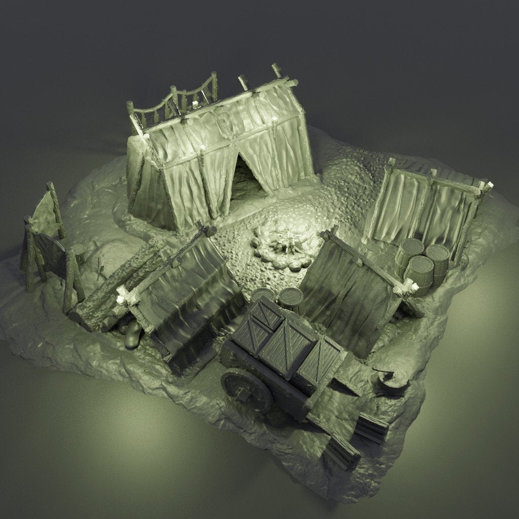 Camp Site Decoration Pack | Aussie 3D Printed Miniatures and Terrain