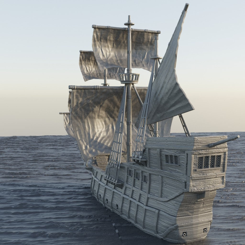 Merchants Ship | Aussie 3D Printed Miniatures and Terrain