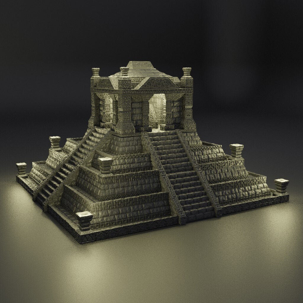 Ancient Jungle Temple | Aussie 3D Printed Miniatures and Terrain