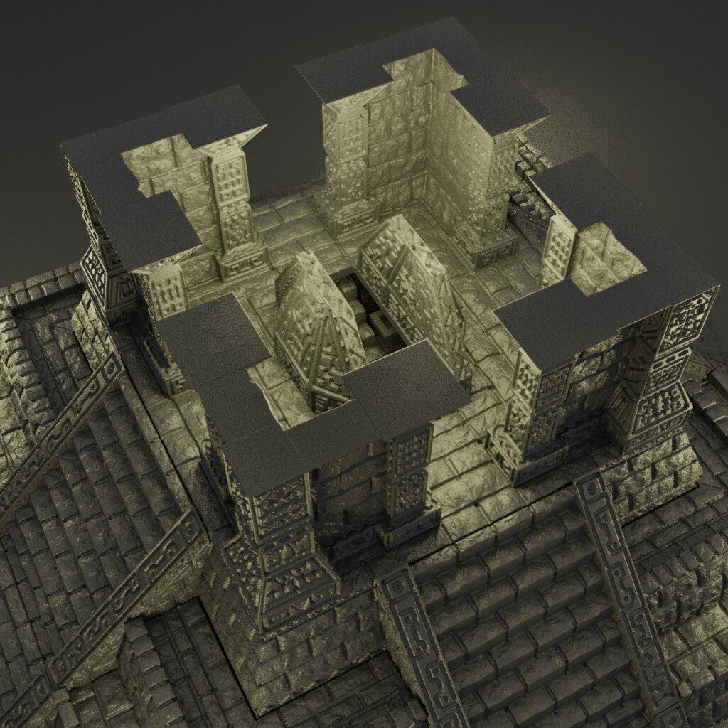 Ancient Jungle Temple | Aussie 3D Printed Miniatures and Terrain