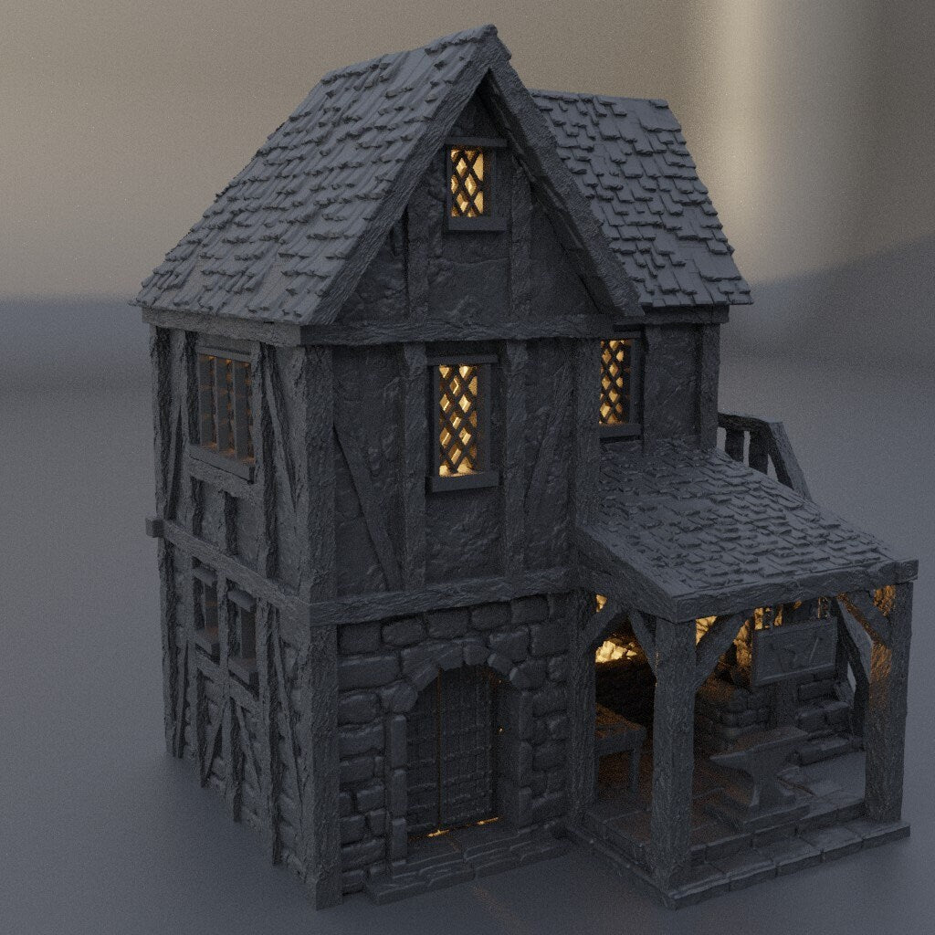 Town Blacksmith | Aussie 3D Printed Miniatures and Terrain