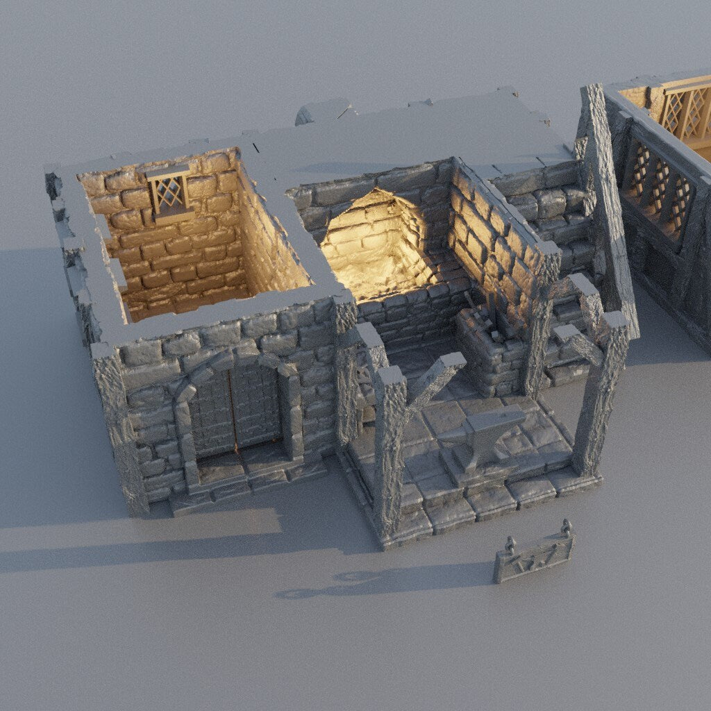 Town Blacksmith | Aussie 3D Printed Miniatures and Terrain
