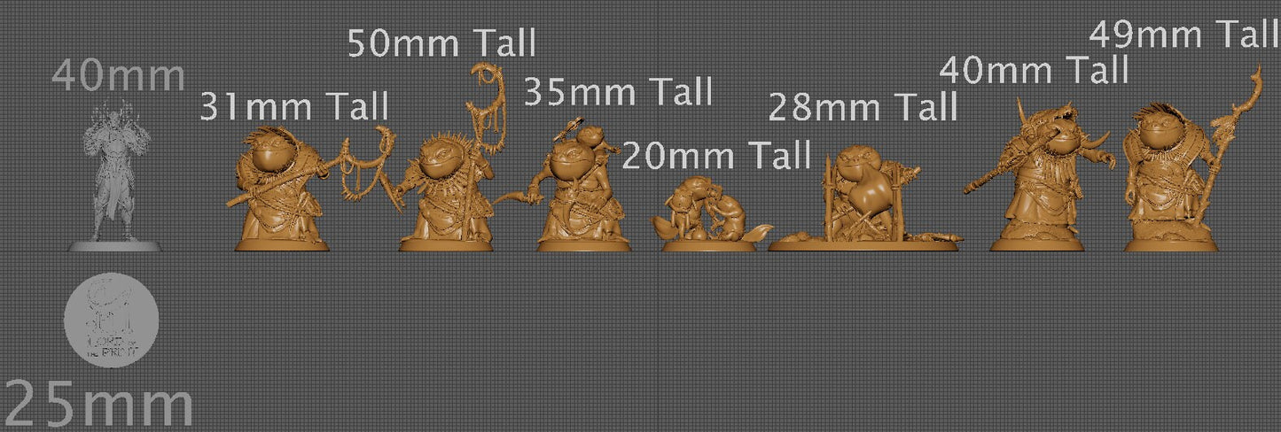 Croakers, Pack 1 | Aussie 3D Printed Miniatures and Terrain