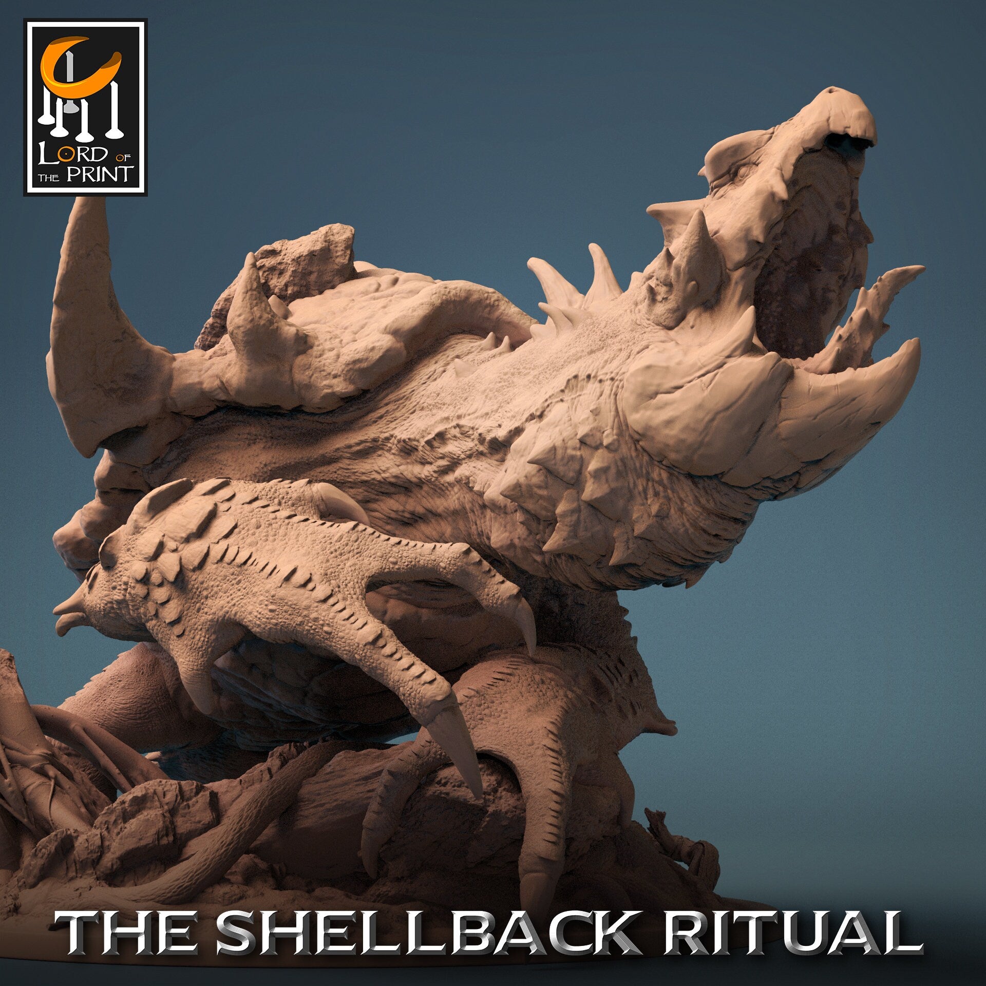 Dragon Turtle | Aussie 3D Printed Miniatures and Terrain