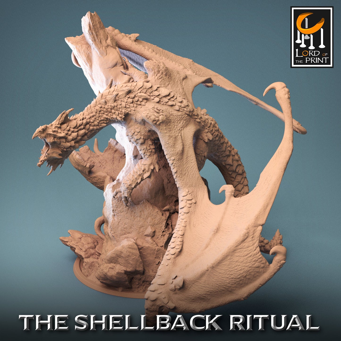 Legendary Chromatic White Dragon | Aussie 3D Printed Miniatures and Terrain
