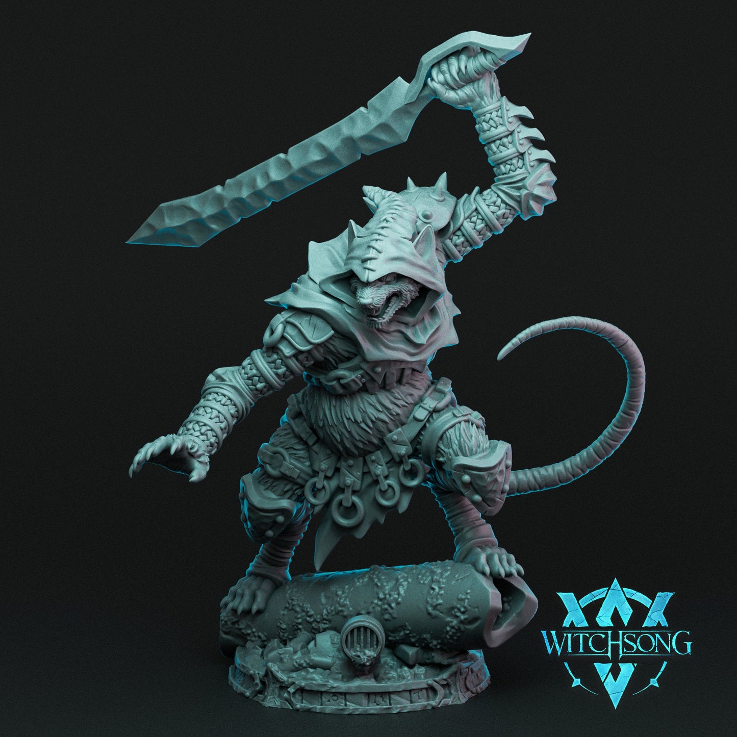 Grandrat Swordsman | Aussie 3D Printed Miniatures and Terrain
