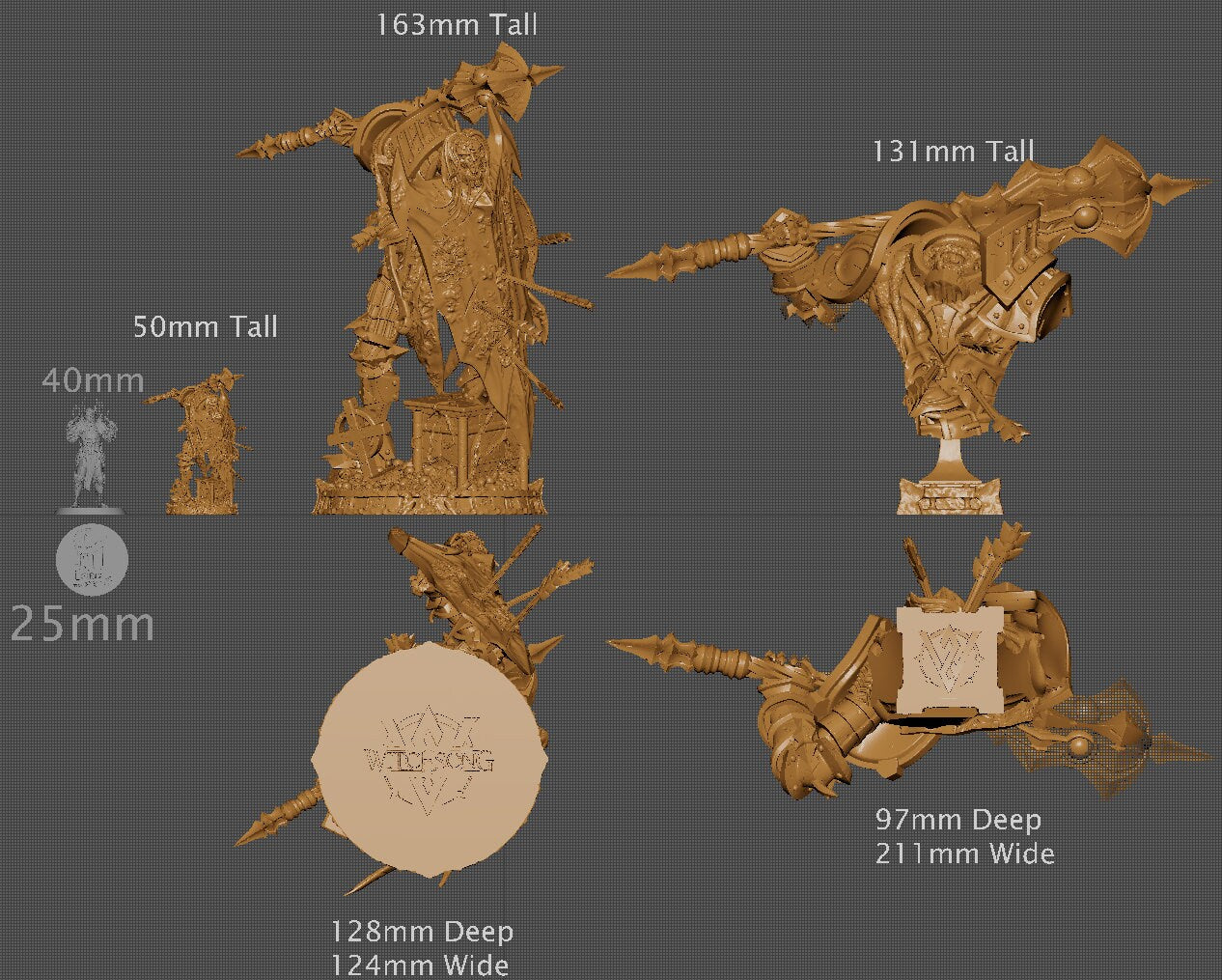The Colossal Knight | Aussie 3D Printed Miniatures and Terrain