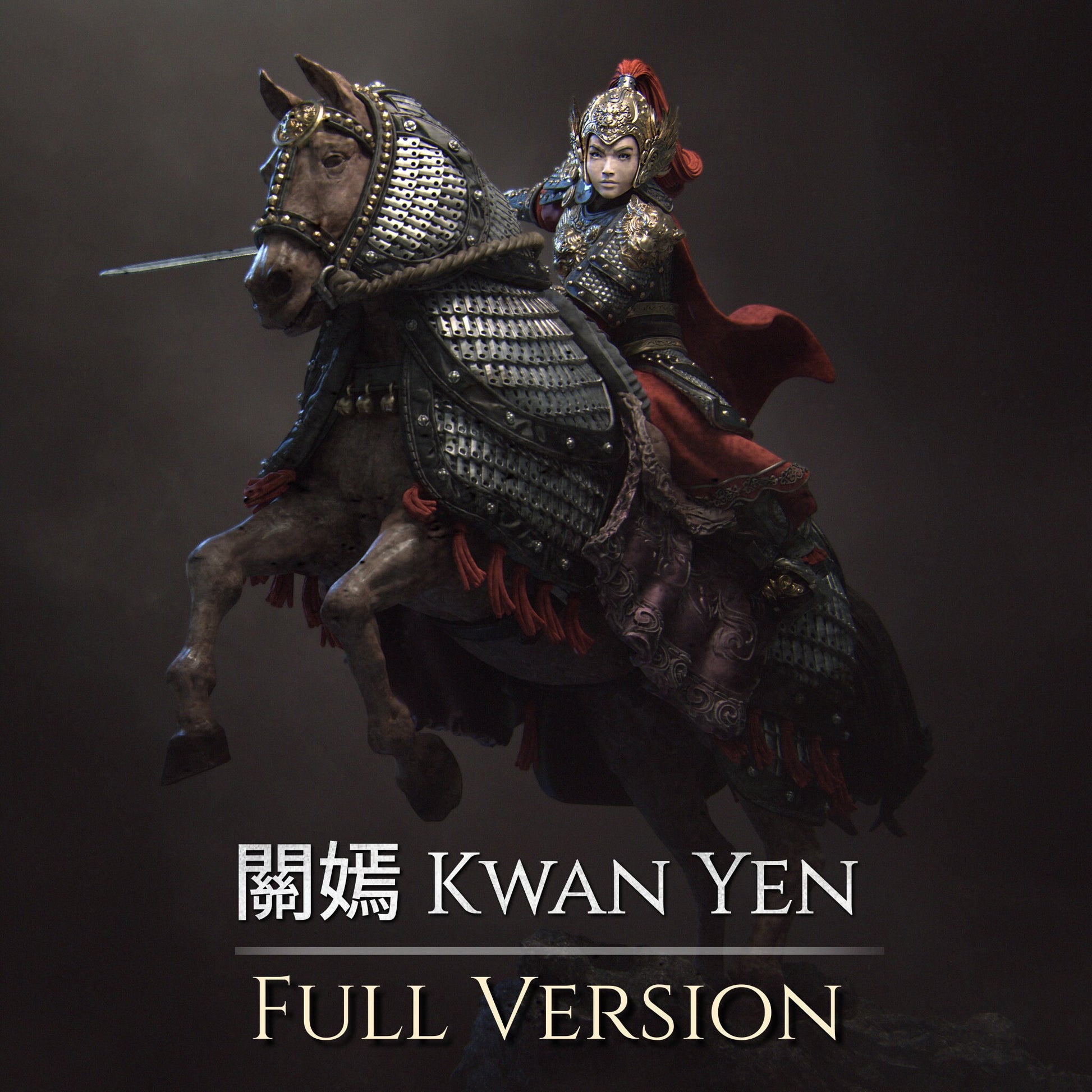 Kwan Yen, Mounted | Aussie 3D Printed Miniatures and Terrain