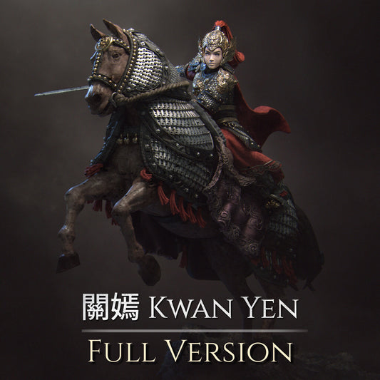 Kwan Yen, Mounted | Aussie 3D Printed Miniatures and Terrain