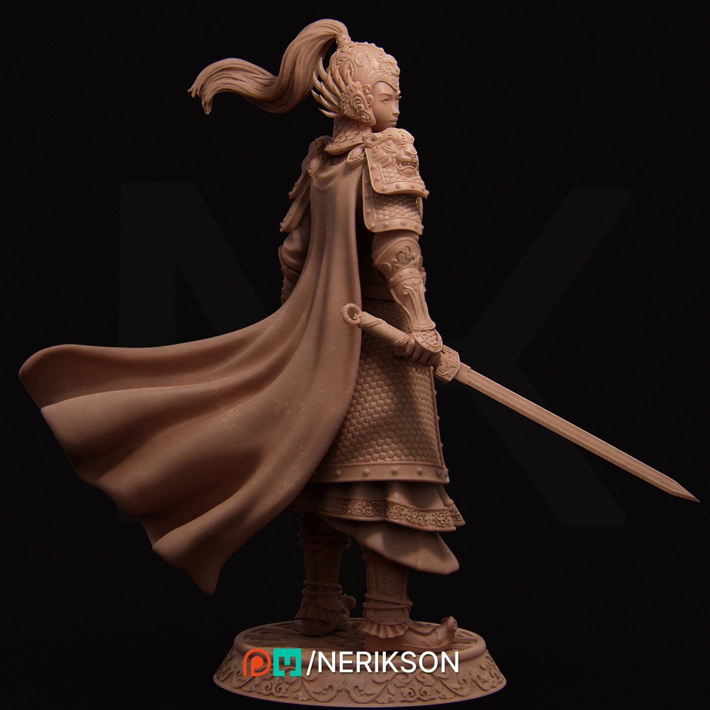 Kwan Yen, Standalone | Aussie 3D Printed Miniatures and Terrain
